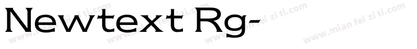 Newtext Rg字体转换